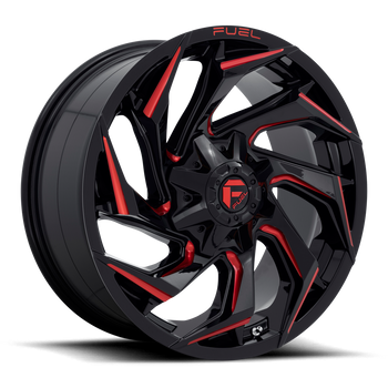 20x9 Fuel Offroad Wheels D755 Reaction 5x114.3/5x127 20 Offset 78 Centerbore Gloss Black