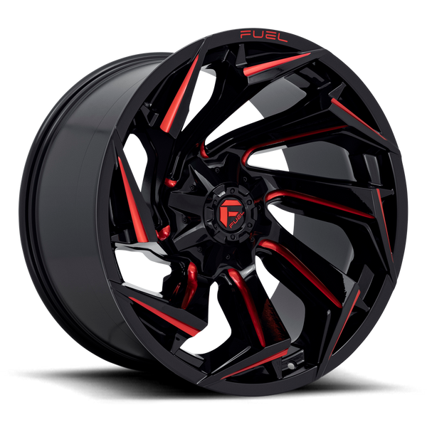 22x10 Fuel Offroad Wheels D755 Reaction 5x114.3/5x127 -18 Offset 78 Centerbore Gloss Black