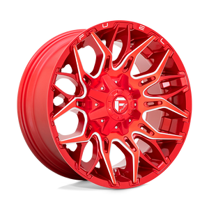 20x9 Fuel Offroad Wheels D771 Twitch 8x165.1 1 Offset 125.2 Centerbore Candy Red