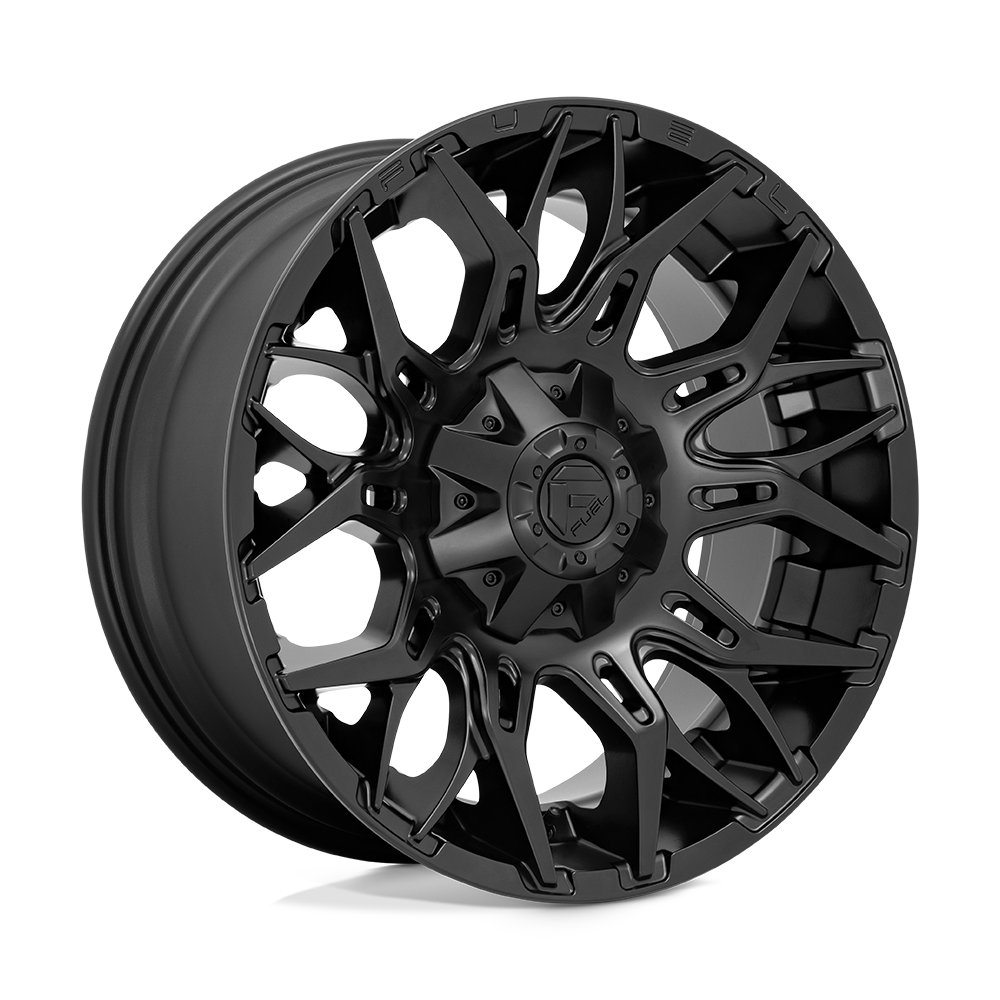 20x10 Fuel Offroad Wheels D772 Twitch 8x165.1 -18 Offset 125.2 Centerbore Blackout