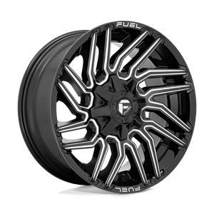 20x9 Fuel Offroad Wheels D773 Typhoon 8x165.1 1 Offset 125.2 Centerbore Gloss Black