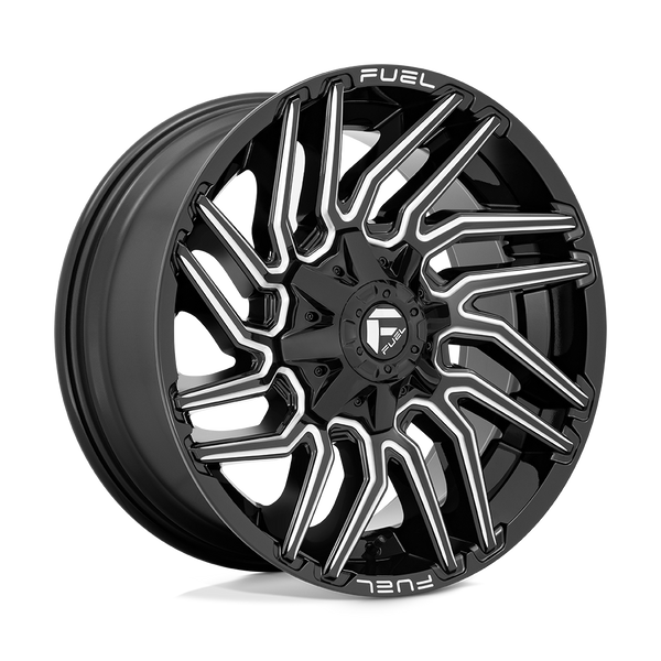 20x9 Fuel Offroad Wheels D773 Typhoon 8x165.1 1 Offset 125.2 Centerbore Gloss Black