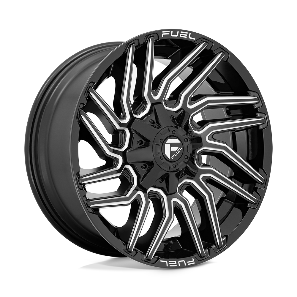 20x9 Fuel Offroad Wheels D773 Typhoon 8x165.1 1 Offset 125.2 Centerbore Gloss Black