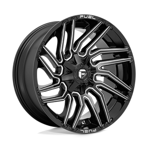 22x10 Fuel Offroad Wheels D773 Typhoon 8x165.1 -18 Offset 125.2 Centerbore Gloss Black