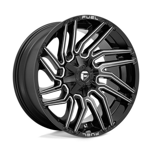 22x10 Fuel Offroad Wheels D773 Typhoon 8x165.1 -18 Offset 125.2 Centerbore Gloss Black