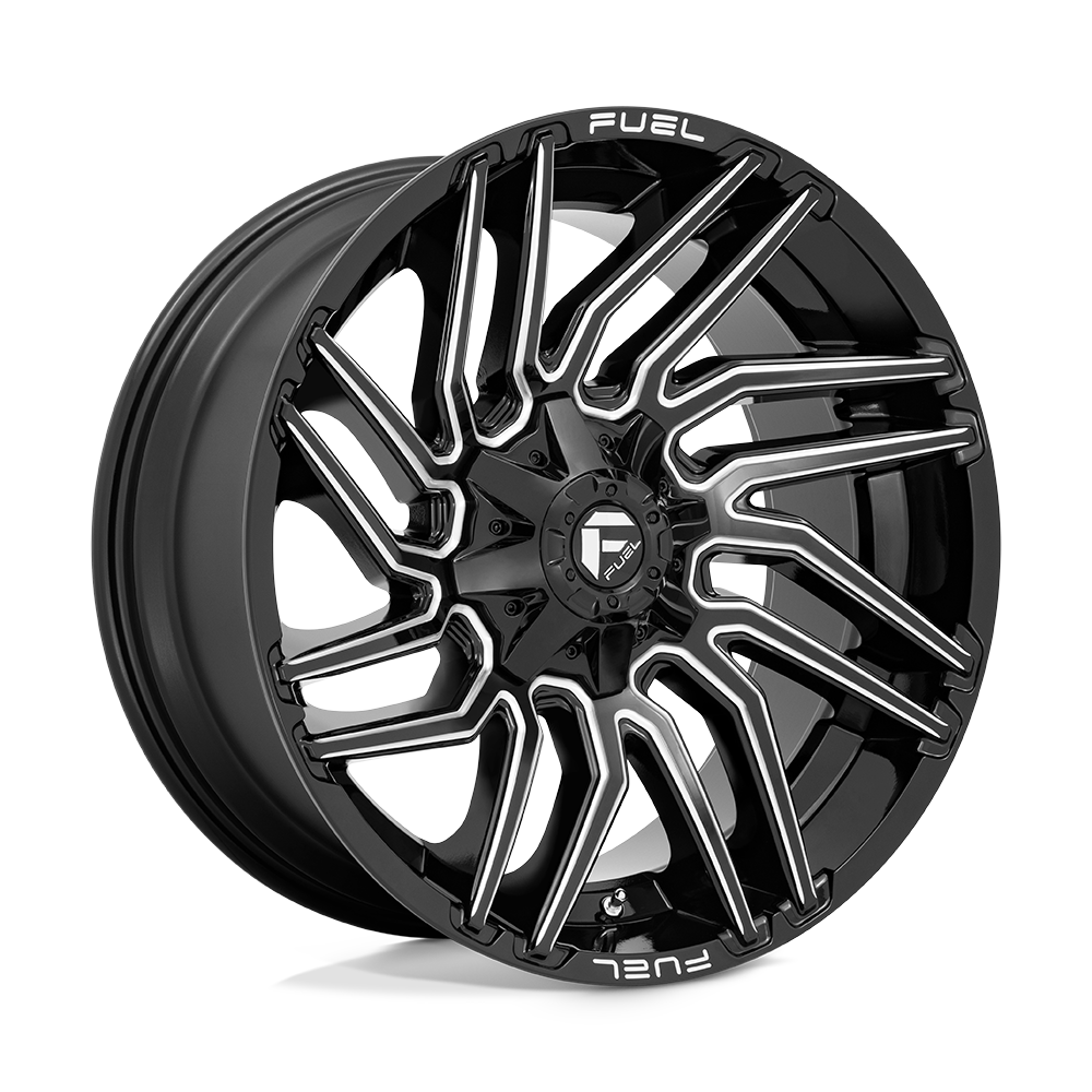 22x10 Fuel Offroad Wheels D773 Typhoon 8x165.1 -18 Offset 125.2 Centerbore Gloss Black