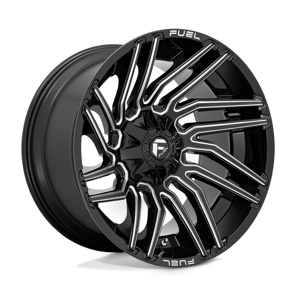 22x12 Fuel Offroad Wheels D773 Typhoon 5x139.7/5x150 -44 Offset 110.2 Centerbore Gloss Black