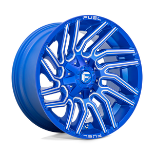 20x10 Fuel Offroad Wheels D774 Typhoon 5x114.3/5x127 -18 Offset 78 Centerbore Anodized Blue Milled