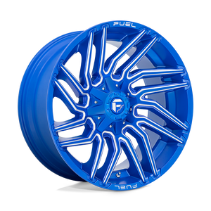 22x12 Fuel Offroad Wheels D774 Typhoon 5x139.7/5x150 -44 Offset 110.2 Centerbore Anodized Blue Milled