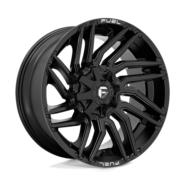 22x10 Fuel Offroad Wheels D776 Typhoon 8x165.1 -18 Offset 125.2 Centerbore Gloss Black