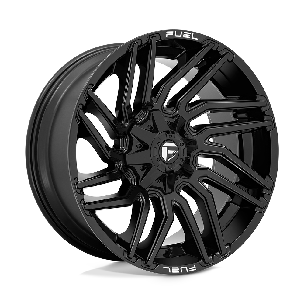 22x10 Fuel Offroad Wheels D776 Typhoon 8x165.1 -18 Offset 125.2 Centerbore Gloss Black