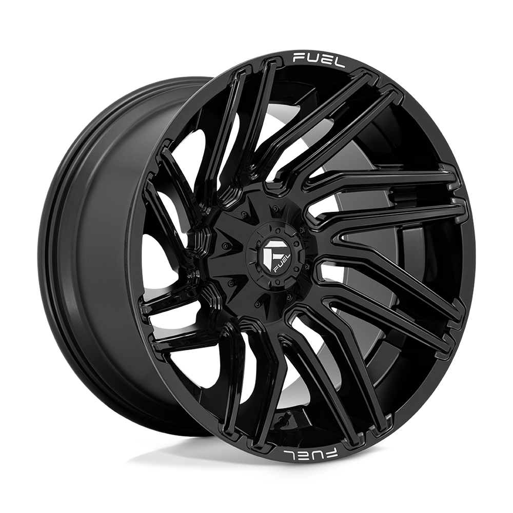 22x12 Fuel Offroad Wheels D776 Typhoon 5x139.7/5x150 -44 Offset 110.2 Centerbore Gloss Black