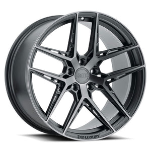 20x9.5 5x120 XO Wheels Cairo Carbon Graphite 25 offset 76.1 hub