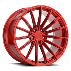 19x8.5 5x112 XO Wheels London Candy Red 32 offset 66.56 hub