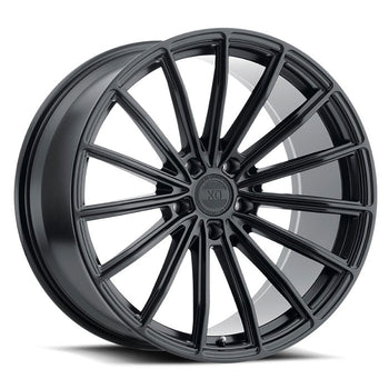 22x9 5x112 XO Wheels London Matte Black 20 offset 66.56 hub