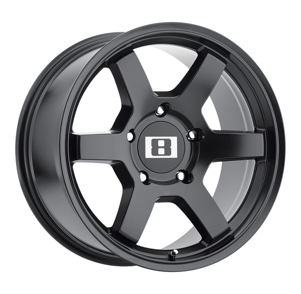 18x9  Level 8 Wheels Mk6 Matte Black 12  offset  106.1  hub