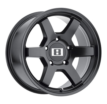 18x9  Level 8 Wheels Mk6 Matte Black 12  offset  106.1  hub