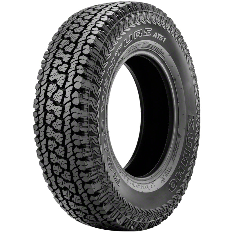 235/75R17 Kumho Tires Road Venture AT51  Tires 109T 540AA All Terrain All Weather