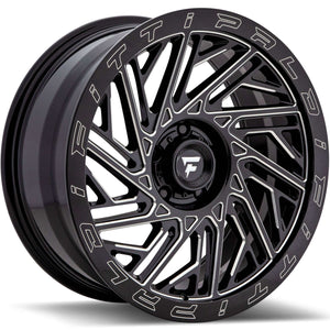 20x9 Fittipaldi Offroad Wheels FTF05 X-Trail 5x5 +06 Offset 71.5 Hub Black Milled