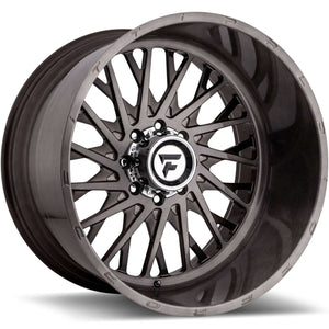 22x14 Fittipaldi Offroad Wheels FTF08 Alpha 6x135 -76 Offset 87.1 Hub Brushed Black Tint