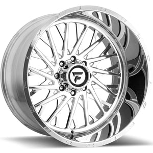 24x14 Fittipaldi Offroad Wheels FTF08 Alpha 8x170 -76 Offset 125.2 Hub Polished