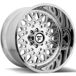 22x12 Fittipaldi Offroad Wheels FTF10 Alpha 6x135 -51 Offset 87.1 Hub Polished