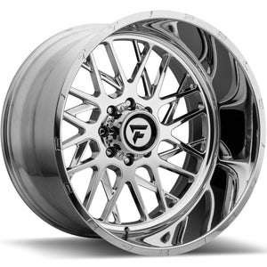 22x12 Fittipaldi Offroad Wheels FTF12 Alpha 8x170 -51 Offset 125.2 Hub Polished