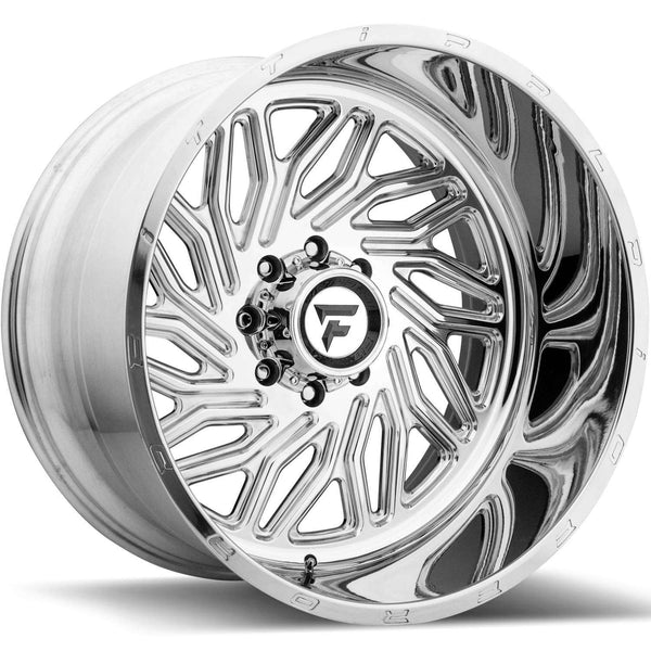 24x12 Fittipaldi Offroad Wheels FTF13 Alpha 8x6.5 -51 Offset 125.2 Hub Polished