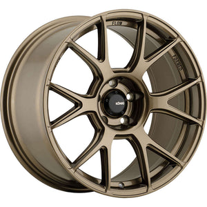 18x8.5 Konig Wheels 56BZ Ampliform 5x114.3 +45 Offset 73.00 Hub Bronze