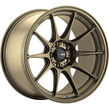 18x8.5 Konig Wheels 57B Dekagram 5x100 +44 Offset 73.1 Hub Bronze