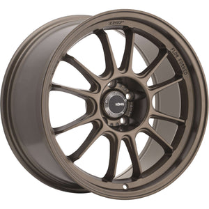 18x10.5 Konig Wheels 47BZ Hypergram 5x114.3 +25 Offset 73.00 Hub Bronze