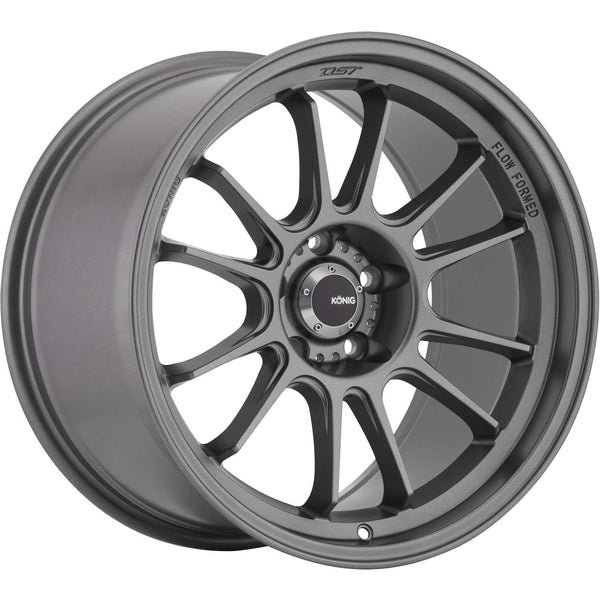 17x8 Konig Wheels 47MG Hypergram 4x108 +40 Offset 73.10 Hub Matte Grey