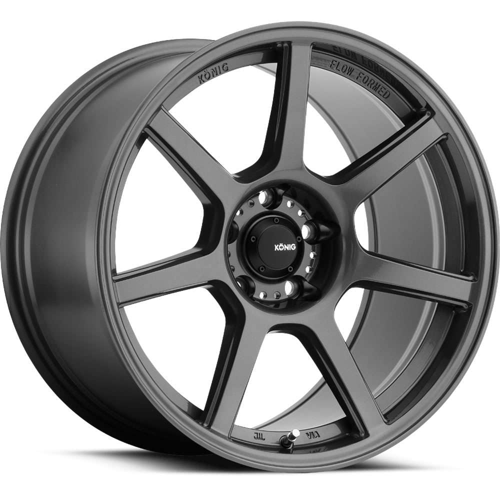 17x9 Konig Wheels 54GG Ultraform 5x114.3 +25 Offset 73.00 Hub Graphite