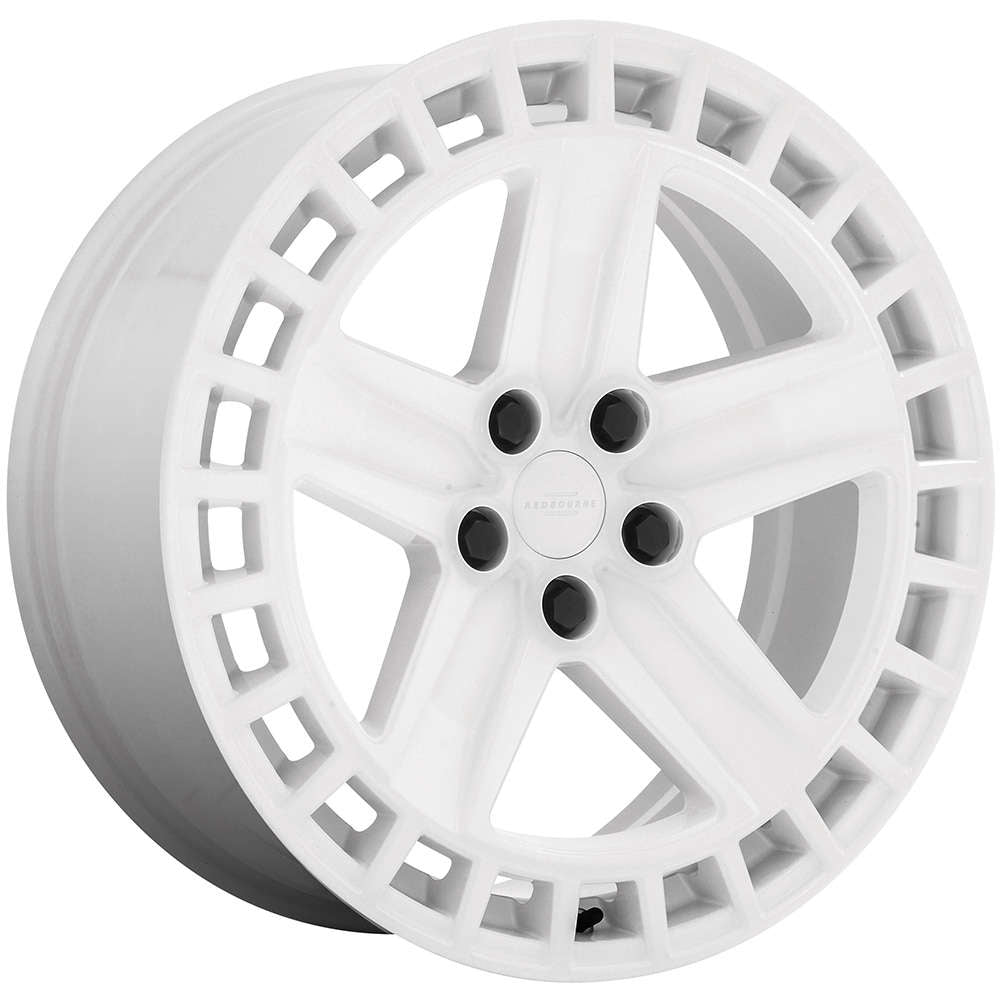 18x8.5 5x120 RedBourne Wheels Alston Gloss White 25 offset 72.56 hub