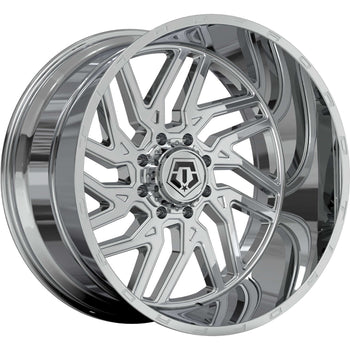 24x12 TIS Wheels 544C 8x180 -44 Offset 124.3 Hub Chrome