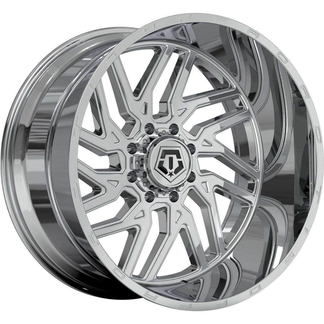 20x12 TIS Wheels 544C 5x139.7 / 5x150 -44 Offset 110 Hub Chrome