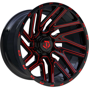 20x10 TIS Wheels 554BMR 6x135 / 6x139.7 -19 Offset 108 Hub Gloss Black