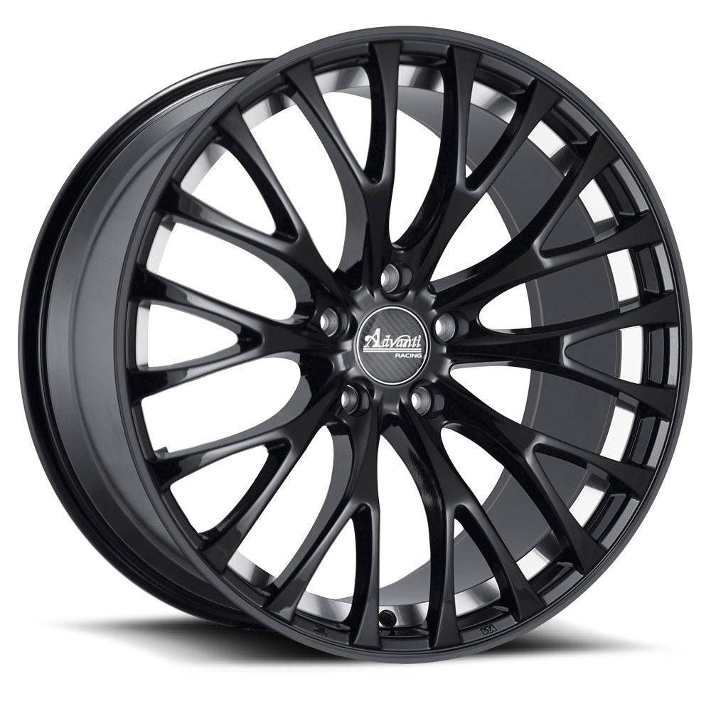 20x9 Advanti Racing Wheels 77B Fastoso 5x114.3 +40 Offset 73.00 Hub Matte Black