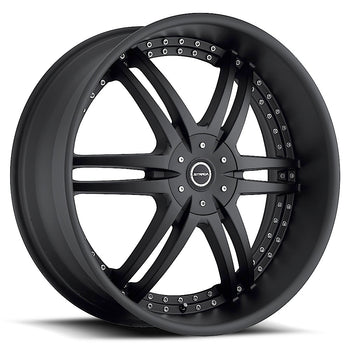 26x10 Strada Wheels Denaro BLANK 40 ET 78.1 hub - Stealth Black