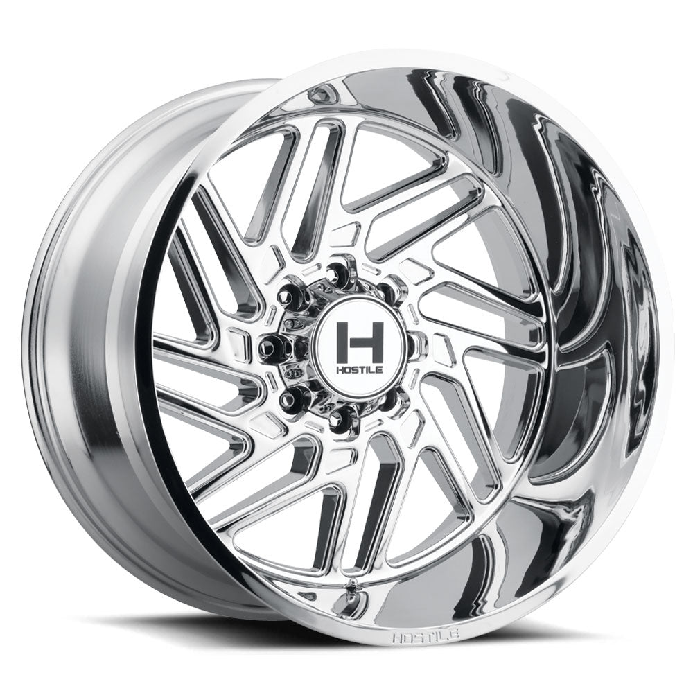 Hostile Offroad Wheels Jigsaw 20x10 6x135 -19 Offset 87 Hub Armor Plated Finish