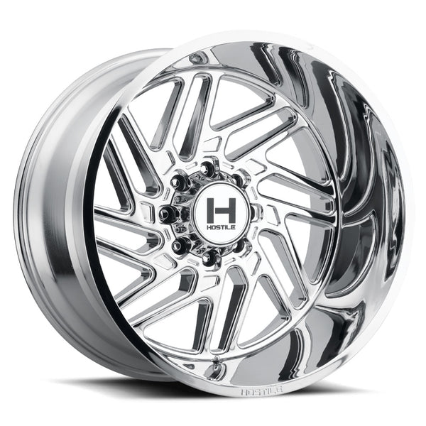 Hostile Offroad Wheels Jigsaw 20x12 8x180 -44 Offset 125.2 Hub Armor Plated Finish