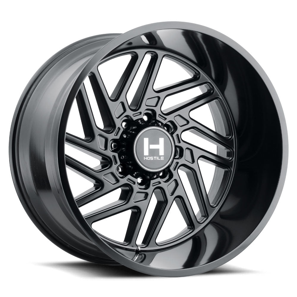 Hostile Offroad Wheels Jigsaw 20x10 6x139.7 -19 Offset 106.1 Hub Asphalt Finish