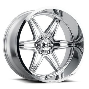 Hostile Offroad Wheels Venom 22x12 6x139.7 -44 Offset 106.1 Hub Armor Plated Finish