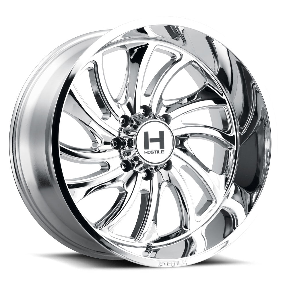 Hostile Offroad Wheels Demon 20x10 5x150 -19 Offset 110 Hub Armor Plated Finish