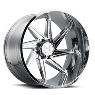 Hostile Offroad Wheels Dagr 24x14 8x165.1 -76 Offset 125.2 Hub Armor Plated Finish