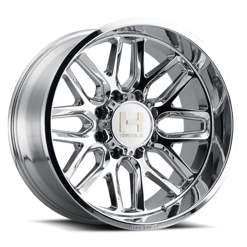 Hostile Offroad Wheels Vulcan 20x10 5X127 -19 Offset 78.1 Hub Armor Plated Finish