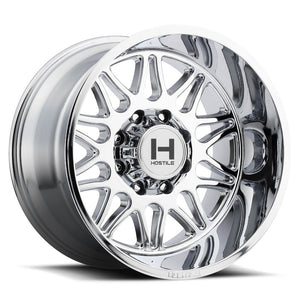 Hostile Offroad Wheels Blaze 22x10 6x135 -25 Offset 87 Hub Armor Plated Finish