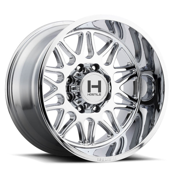 Hostile Offroad Wheels Blaze 22x10 5x150 -25 Offset 110 Hub Armor Plated Finish