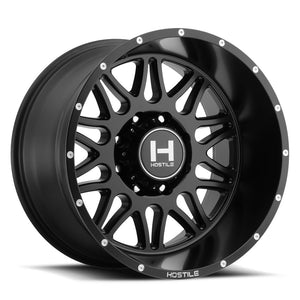 Hostile Offroad Wheels Blaze 20x12 6x139.7 -44 Offset 106.1 Hub Asphalt Finish