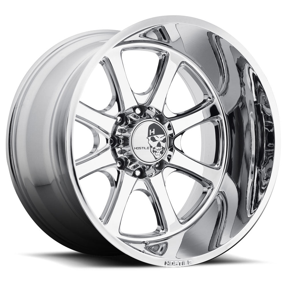 Hostile Offroad Wheels Exile 20x10 8x165.1 -19 Offset 125.2 Hub Armor Plated Finish